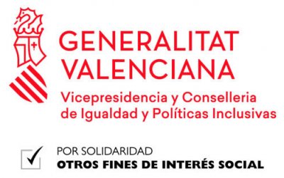 Agradecimiento a la Vicepresidencia y Conselleria de Igualdad y Políticas Inclusivas de la Generalitat Valenciana.